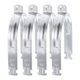 thumbnail image 1 of Uxcell 2Pack 6-1/2" EMT Strut Clamps Steel with Bolt Nut for Rigid Conduit and Pipe, 1 of 5