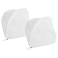 thumbnail image 1 of Uxcell 2Pack 7.9x7.9Inch Round Mesh Laundry Bags Bra Washing Bag for Underwear, White, 1 of 7