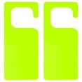 thumbnail image 1 of Uxcell 2Pack 9.84" Door Hanger Signs Acrylic Sign DIY Blank Door Tag for Home Office, Fluorescent Green, 1 of 6