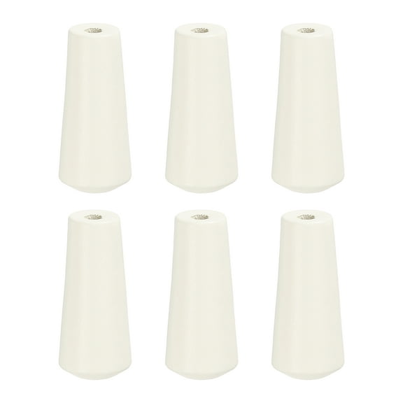 Uxcell 2Pack Cord Knobs, 32mm Window Blind Tassels Wooden Pull Cord, White