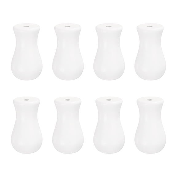 Uxcell 2Pack Cord Knobs, 32mm Window Blind Tassels Wooden Pull Cord, White