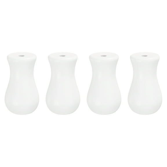 Uxcell 2Pack Cord Knobs, 32mm Window Blind Tassels Wooden Pull Cord, White