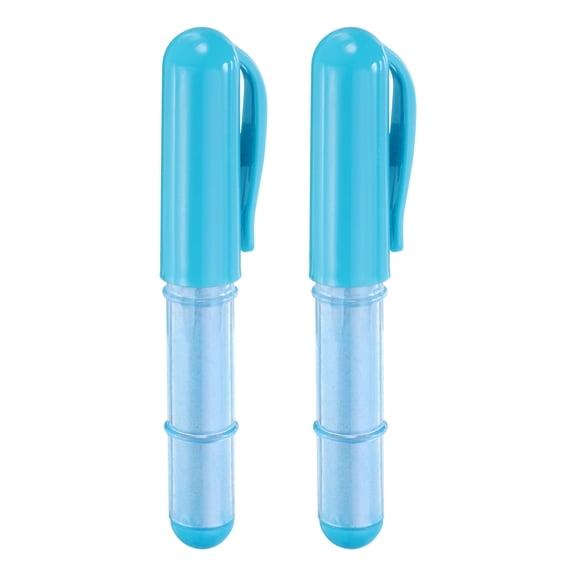 Uxcell 2Pack Fabric Chalk Marker Tailors Liner Chalk Pen Style for Sewing Quilting & Crafts, Blue