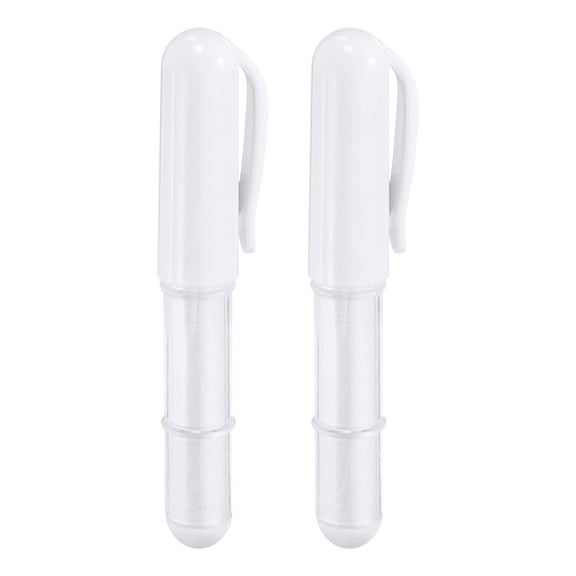 Uxcell 2Pack Fabric Chalk Marker Tailors Liner Chalk Pen Style for Sewing Quilting & Crafts, White