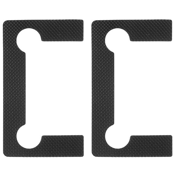 Uxcell 2Pack Glass Hinge, Plastic Glass Door Hinge Replacement Parts, Black