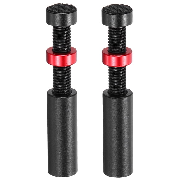 Uxcell 2Pack Graphics Card GPU Support Bracket, Magnetic Base 49-80mm Adjustable Height Brace, Aluminum Alloy Black, Red