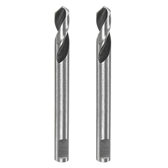 Uxcell 2Pack High-speed Steel Drill Bits, 6mmx65mm for Hole Saws Arbor Replacement