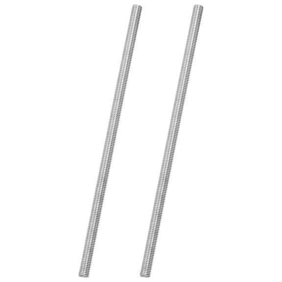 Uxcell 2Pack M6x160mm 316 Stainless Steel Fully All Threaded Rod Studs, 1mm Pitch