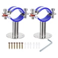 thumbnail image 1 of Uxcell 2Pack Pipe Supports Adjustable Pipe Bracket Clamp Pipe Strap Fit for 45-48mm Pipe, 1 of 4