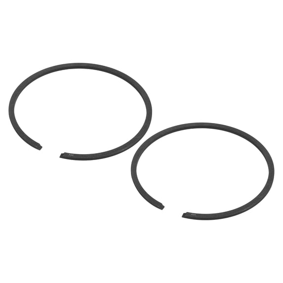 Uxcell 2Pack Piston Ring Set Standard Size Fit for Chainsaw Replace Part 56x1.5mm