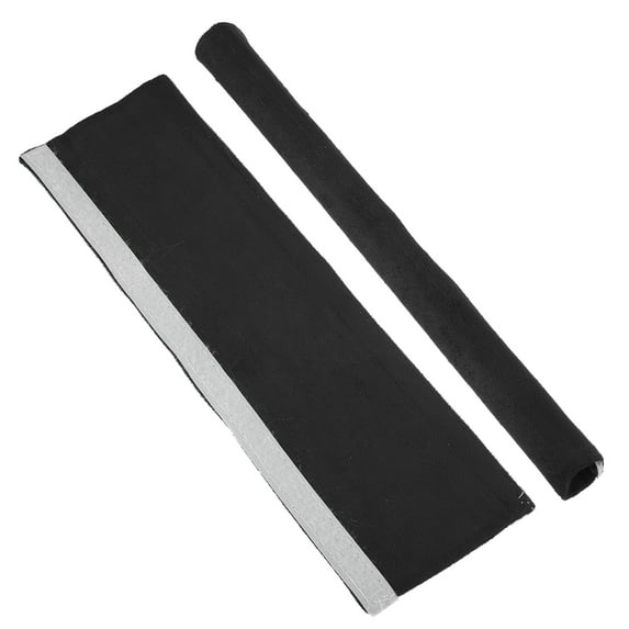 Uxcell 2Pack Refrigerator Door Handle Covers, Velvet Kitchen Appliance Decor Handles Protectors (Black)