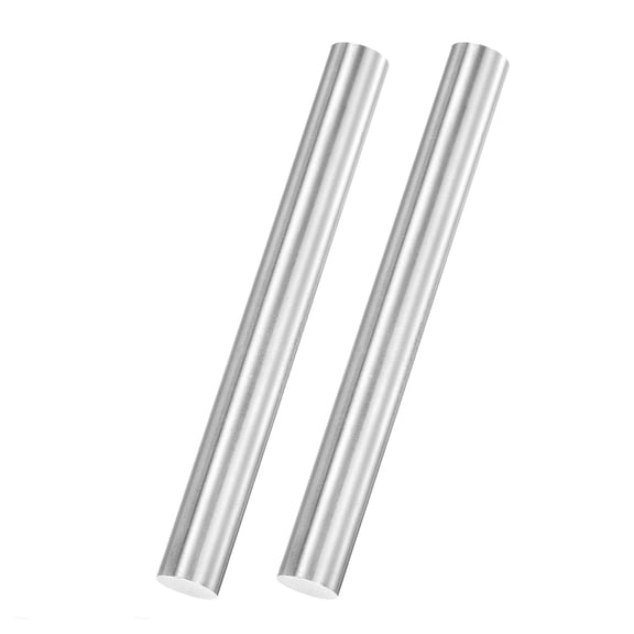 Uxcell 2Pack Round Steel Rods, 11.5mm x 100mm SKD11 Steel Solid Lathe Bar Stock Tool