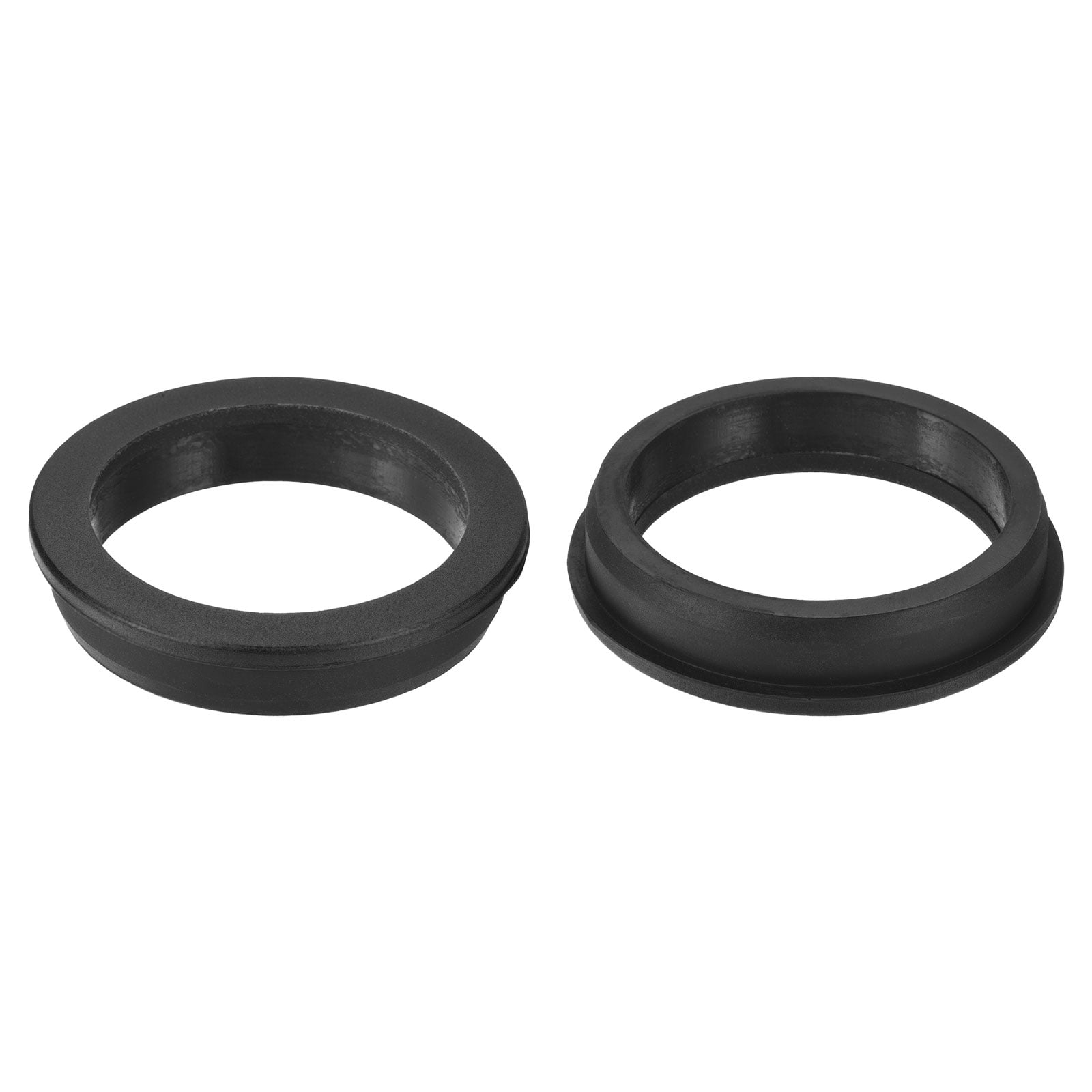 EASYEAH 3/8 Rubber Grommets for Wiring, 5/16 in ID Double-Sided Rubber Plugs for Round Holes, Firewall Grommet Automotive, Wire Cable Hole Grommets for Metal Electric Box, 60 Pcs 8x10 mm, Black
