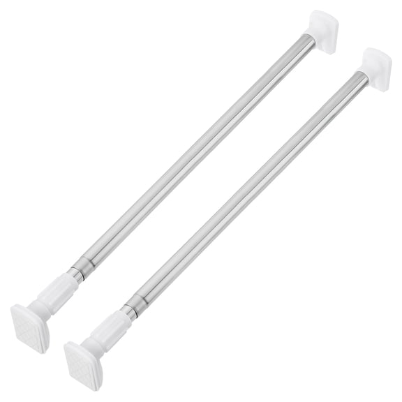 Uxcell 2Pack Under Mount Sink Support Brackets, 28-47" Adjustable Stainless Steel Support Legs No Drilling, Silver