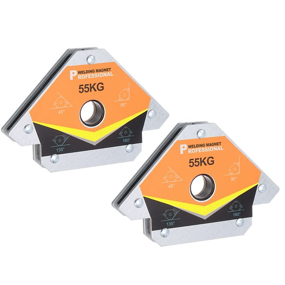 Uxcell 2Pack Welding Magnetic Arrow Holder, 120LBS 45 90 135 Degree Angle Holding Magnet