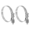 thumbnail image 1 of Uxcell 2Pack Worm Gear Drive Hose Clamps Constant Tension Adjustable Range 70-92mm, 1 of 4