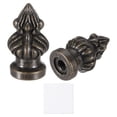thumbnail image 1 of Uxcell 2Pcs 1.5" Tall Lamp Finials, 1/4-27 Thread Lamp Cap Knob Decoration Screw Cap Nuts with Cleaning Cloth for Table Floor Lighting Fixtures Shade Holder Retro Decorative, Bronze, 1 of 7