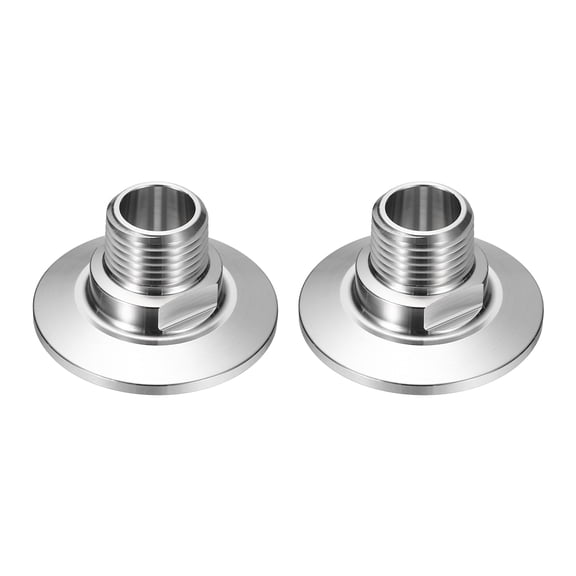 Uxcell 2.5"x1.5" Tri Clamps Sanitary Fitting Reducer, 3"x2" Flange OD SUS304 Sanitary Fitting Concentric Reducer, Tri Clamps Ferrule Style Pipe Coupling for Brew, 2.24"x0.75" Tube OD