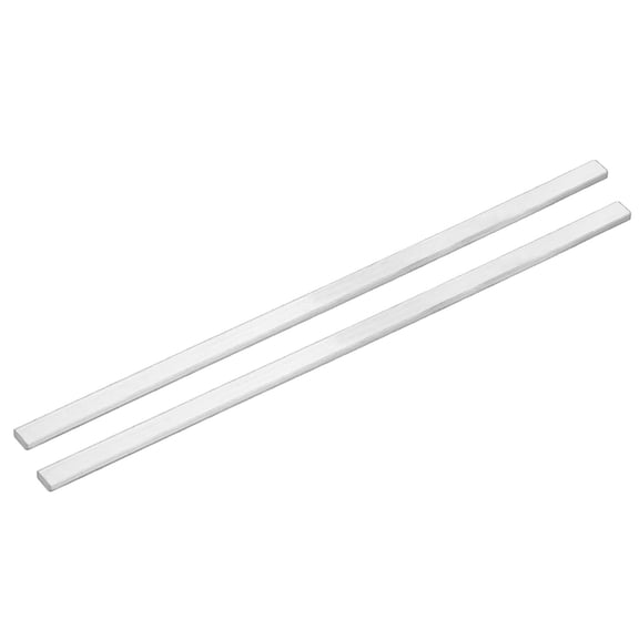 Uxcell 2Pcs 1018 Cold Rolled Carbon Steel Bar, 0.24" x 0.39" x 12" A108 Carbon Steel Rectangular Bar Flat Stock Solid Metal Plate for Machining Industrial Fabrication