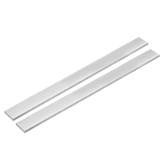 Uxcell 2Pcs 1018 Cold Rolled Carbon Steel Bar, 0.24" x 0.98" x 12" A108 Carbon Steel Rectangular Bar Flat Stock Solid Metal Plate for Machining Industrial Fabrication