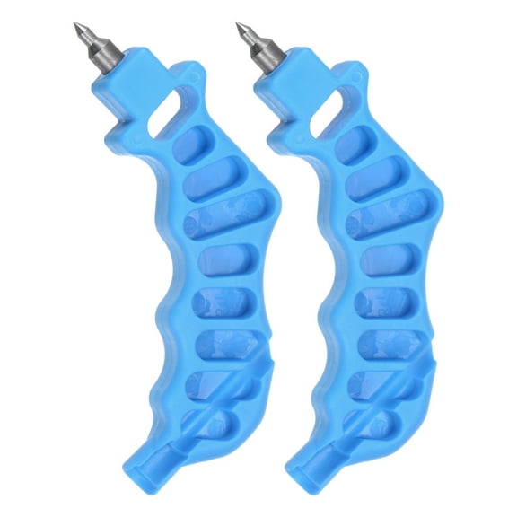 Uxcell 2Pcs 2-in-One 4mm Drip Irrigation Tubing Hole Punch for 1/4 inch Fitting and Emitter Insertion Tool