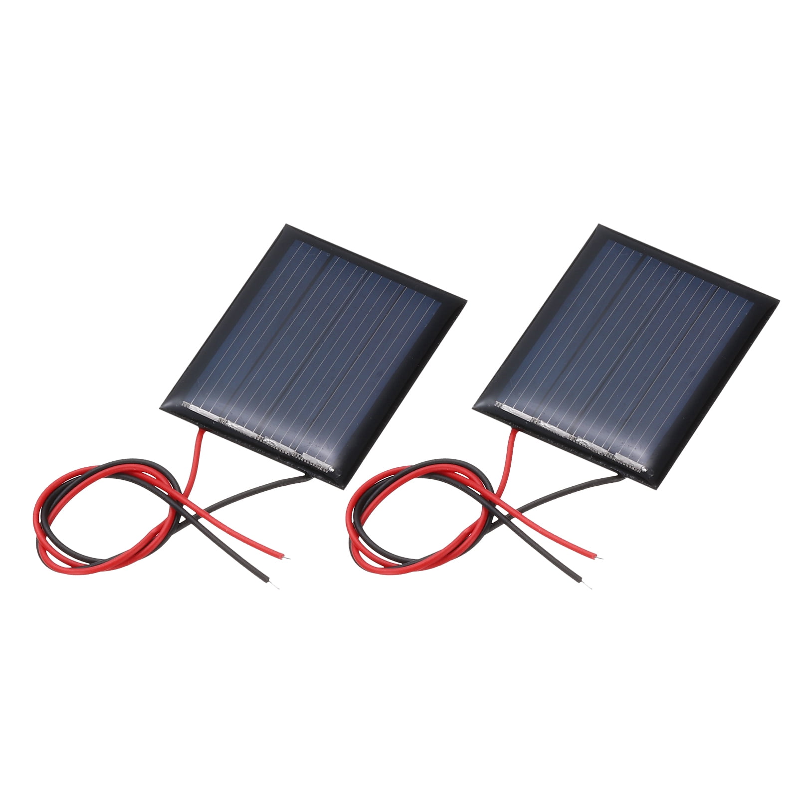 Uxcell 2Pcs 2V 0.12W 60.0mA Mini Solar Panels, Small Polycrystalline ...