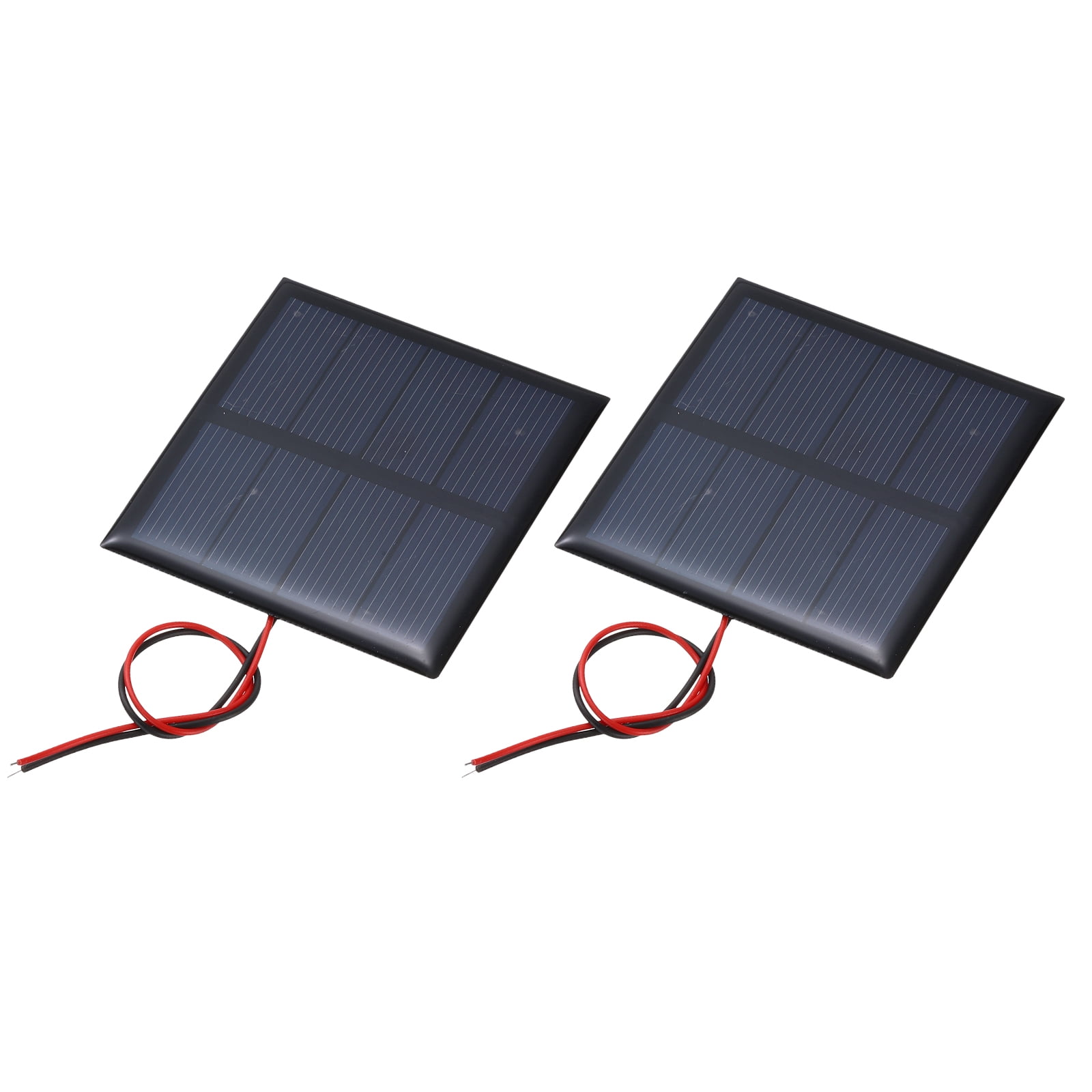Uxcell 2Pcs 2V 0.32W 160.0mA Mini Solar Panels, Small Polycrystalline ...