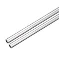 thumbnail image 1 of Uxcell 2Pcs 6063 Aluminum Round Tubing 1 Feet Length 0.195 Inches ID 0.312 Inches OD 6mm OD 4mm ID, 1 of 3