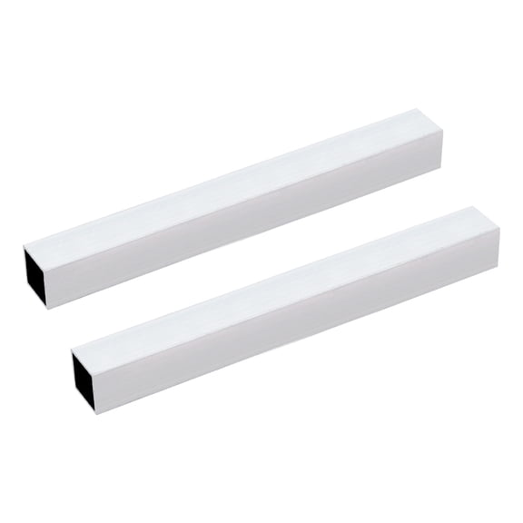 Uxcell 2Pcs 6063 Square Aluminum Tube, 30mm x 30mm x 1.5mm Wall Thickness 305mm/12" Aluminum Industrial Straight Tube, Seamless Metal Tubing for Construction DIY Home Furniture