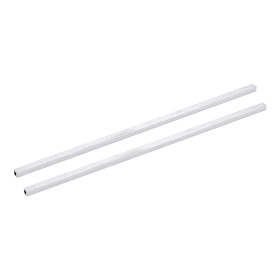 Uxcell 2Pcs 6063 Square Aluminum Tube, 5mm x 5mm x 1mm Wall Thickness 204mm/8" Aluminum Industrial Straight Tube, Seamless Metal Tubing for Construction DIY Home Furniture