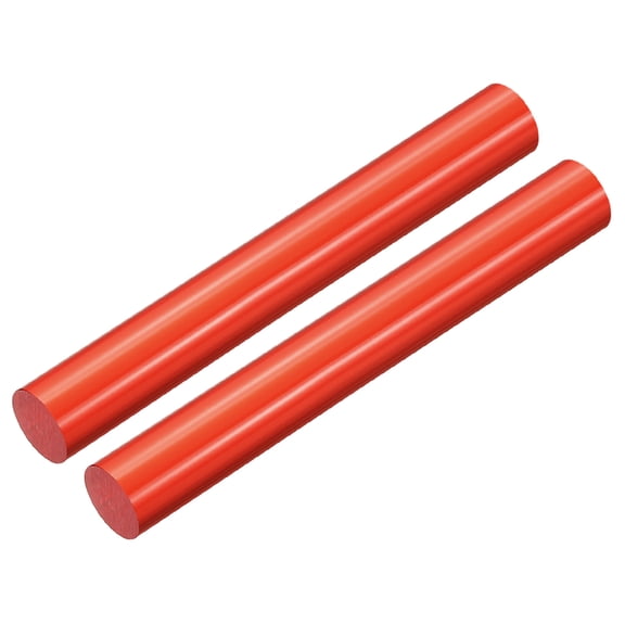 Uxcell 2Pcs Acrylic Clay Roller, 6 Inch Clay Rolling Pin Polymer Tools for Art Handmade DIY Craft, Red