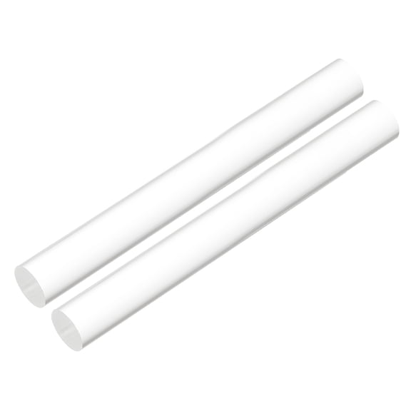Uxcell 2Pcs Acrylic Clay Roller, 7.3 Inch Clay Rolling Pin Polymer Tools for Art Handmade DIY Craft, Transparent