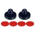 thumbnail image 1 of Uxcell 2Pcs Air Hockey Pushers 76mm with Pads and 4Pcs Air Hockey Pucks, Handles Paddles Replacement Accessory, 1 of 6