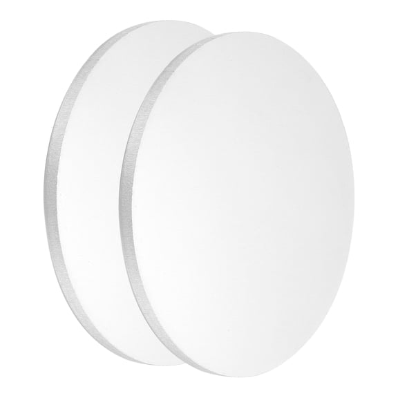 Uxcell 2Pcs Aluminum Disc, 3"(80mm) Diameter 0.16"(4mm) Thickness Round Aluminum Sheets 5052 Aluminum Circle Plates for Metal Stamping
