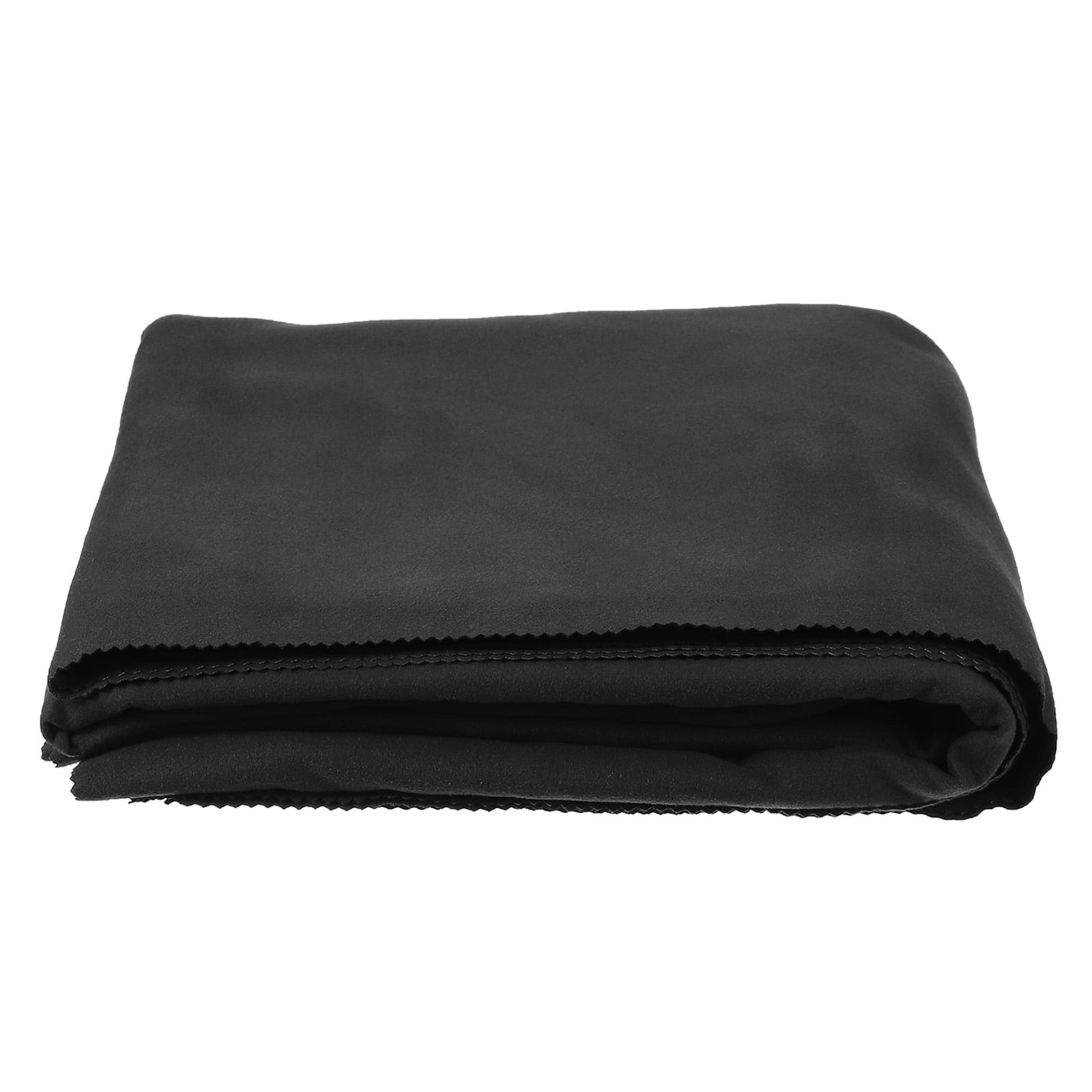 Uxcell 2Pcs Anti-Tarnish Silver Cloth, 6.6 x 3.3 ft Polishing Cloth, Black