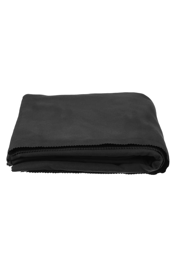 2Pcs Anti-Tarnish Silver Cloth, 6.6 x 3.3 ft Polishing Cloth, Black