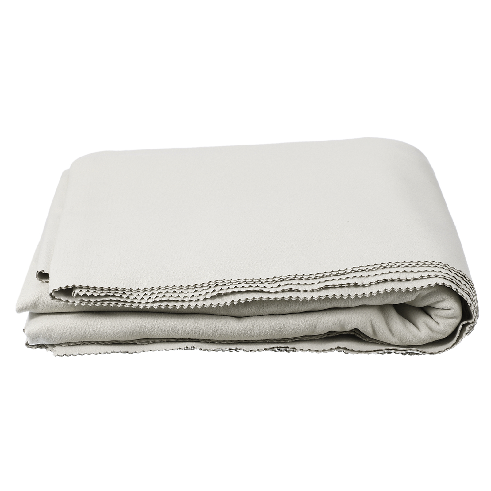 Uxcell 2Pcs Anti-Tarnish Silver Cloth, 6.6 x 3.3 ft Polishing Cloth, Gray