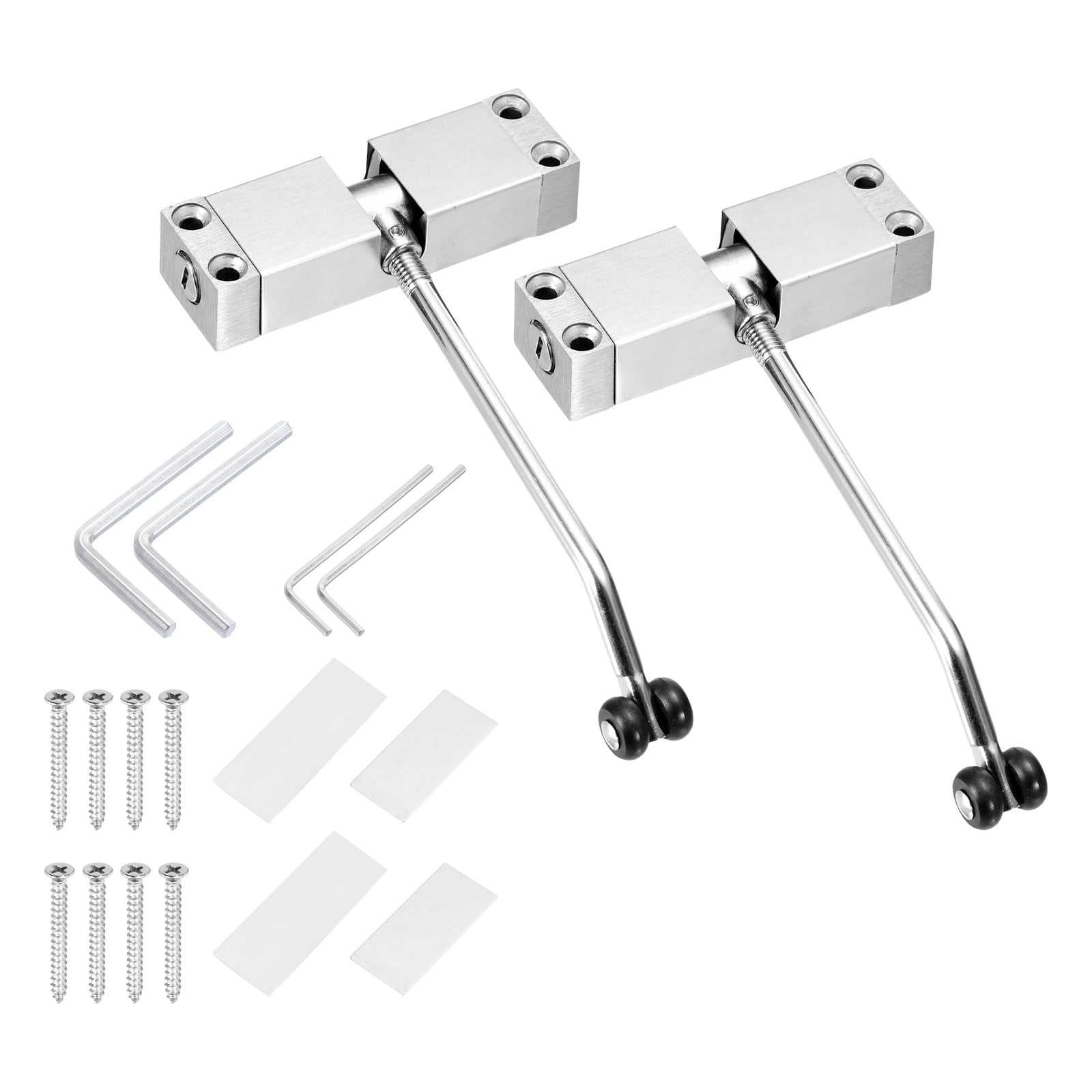 Uxcell 2Pcs Automatic Spring Door Closers, 304 Stainless Steel Surface ...