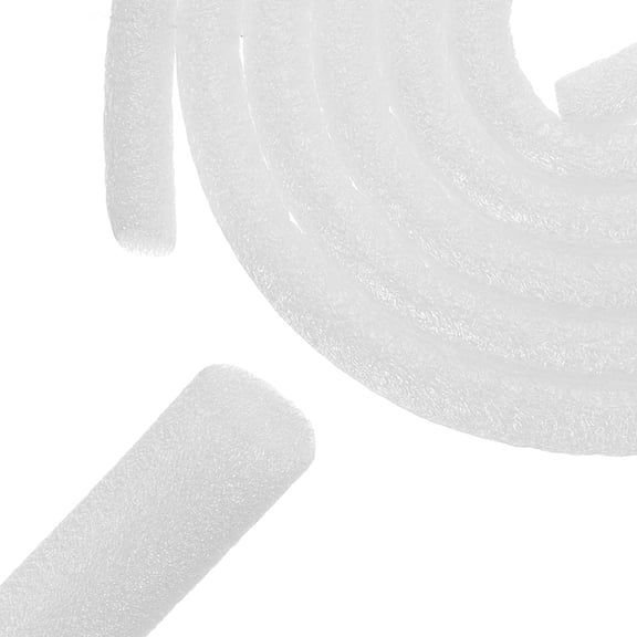 Uxcell 2Pcs Backer Rod, 1/2" x 8ft Foam Weather Strip Seal Rod Caulk Saver for Furniture Gaps Concrete Filler Expansion Joints Crack Filling, White