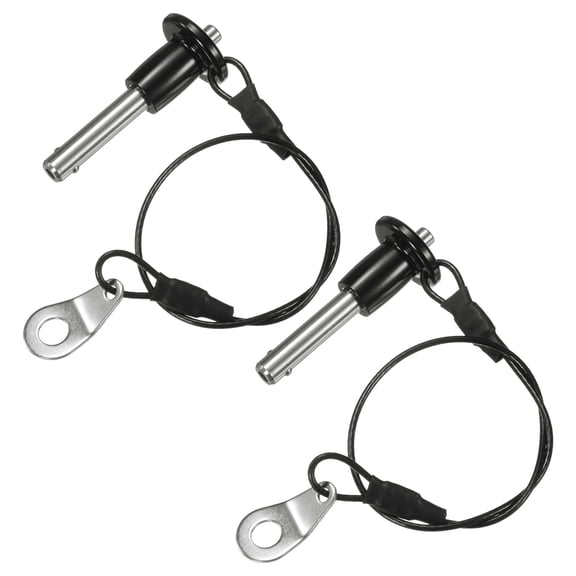 Uxcell 2Pcs Ball Locking Pins 6mm Dia 20mm Usage Length Button Handle Quick Release Pin