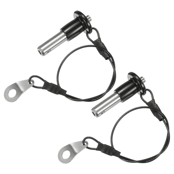 Uxcell 2Pcs Ball Locking Pins 8mm Dia 16mm Usage Length Button Handle Quick Release Pin