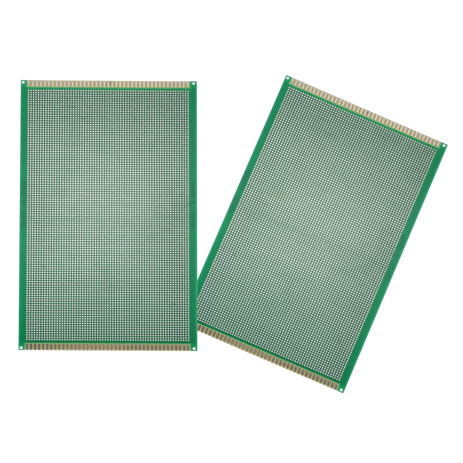 Uxcell 2Pcs Breadboard Solderable 300mm x 180mm Green Circuit PCB Board Double Sided Tin-Plated PCB Prototype Board for Electronics Prototyping, DIY Circuits Projects