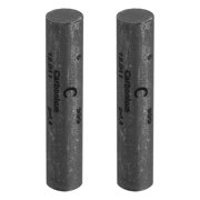 Uxcell 2Pcs Carbon Cube, 0.4x2" C Density Stick High Density Element Rod Unique Metal Cube Periodic Table of Elements Collections Lab Experiment Teacher Scientific Classes, Square