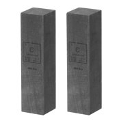 Uxcell 2Pcs Carbon Cube, 0.5x2" C Density Stick High Density Element Rod Unique Metal Cube Periodic Table of Elements Collections Lab Experiment Teacher Scientific Classes, Square