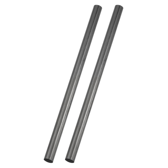 Uxcell 2Pcs Carbon Fiber Rods, 8mm Dia 153mm Length 5/16"x6" Solid Matte Round Bar Pole for RC Airplane Cars Model Kite Wing Tube Quadcopter Arm DIY Craft, Black