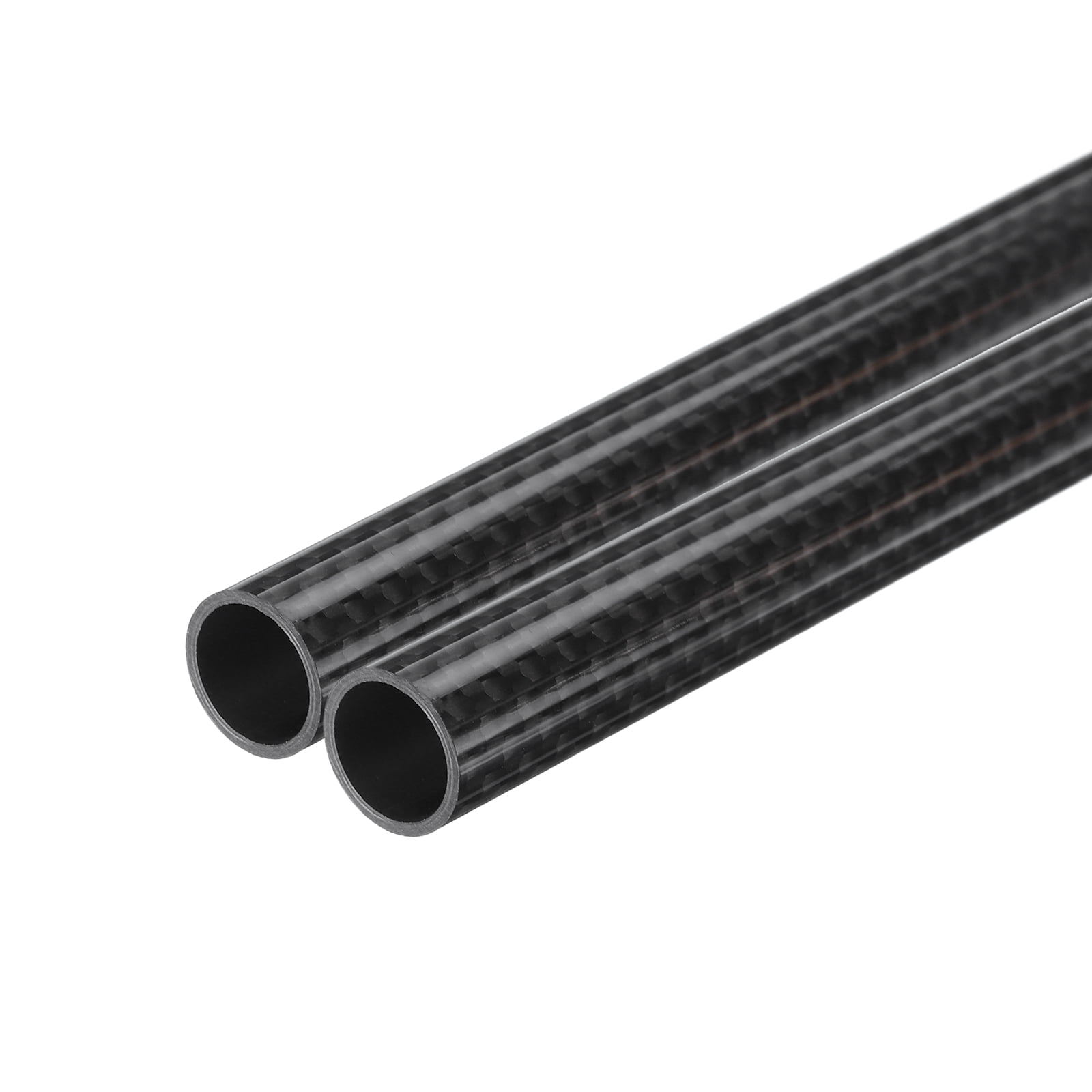 Tubes En Fibre De Carbone 10x12x420mm Surface Mate 3K - Lot De 2, Idéal Pour Drones RC, Avions Et Quadcopters