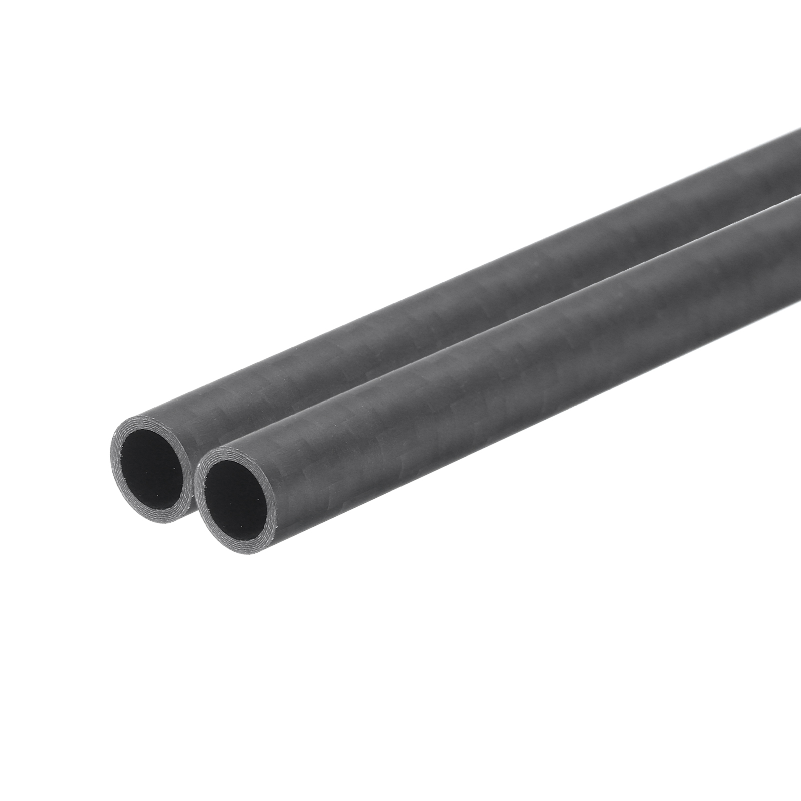 Produktbild von QUARKZMAN Kohlefaserrohr 6 X 8 Mm – 170 Mm, Glänzend, 2 Stück, 3K Rollgewickelt, Für RC-Drohnen, Flugzeuge & DIY