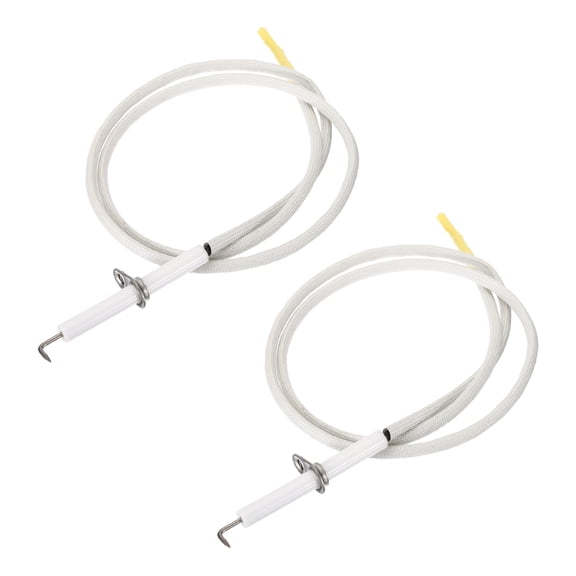 Uxcell 2Pcs Ceramic Spark Electrode Igniter with Wire Replacement for BBQ Grill and Gas Grill Models
