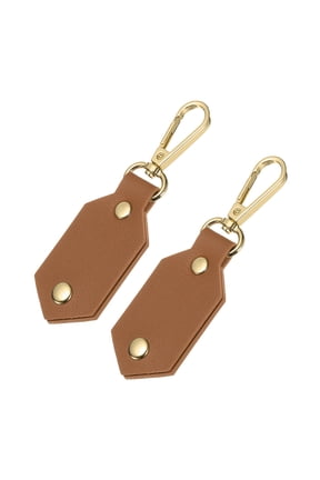 2Pcs Custom Picture Keychain with Leather 11.2cm x 3.5cm Personalized Photo Key Chain for Friend Family, Brown