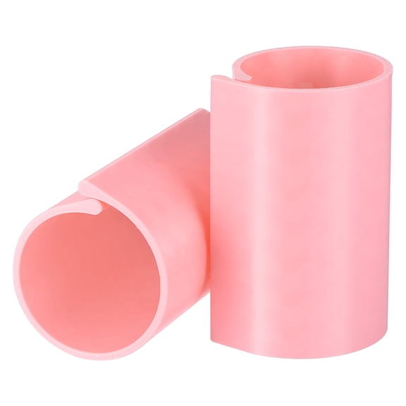 Uxcell 2Pcs Diamond Art Painting Canvas Holder, Diamond Art Storage Rolls Anti-Roll Canvas Rings Organizer Painting Roller Bracket 3D Printing for DIY Craft Tool Accessories, Pink